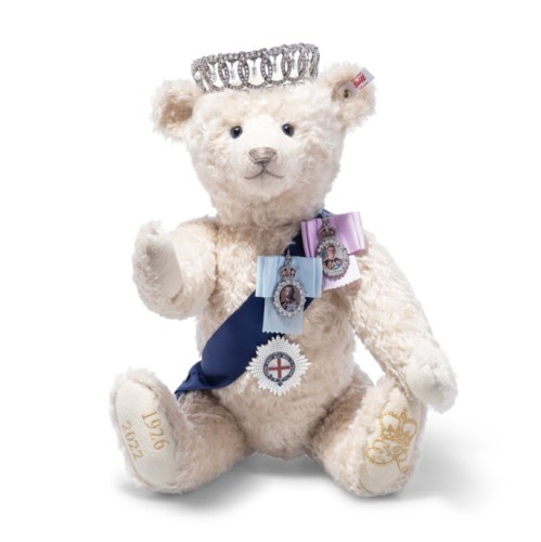 Queen Elizabeth II Memorial bear (691478) 53ccm - Steiff
